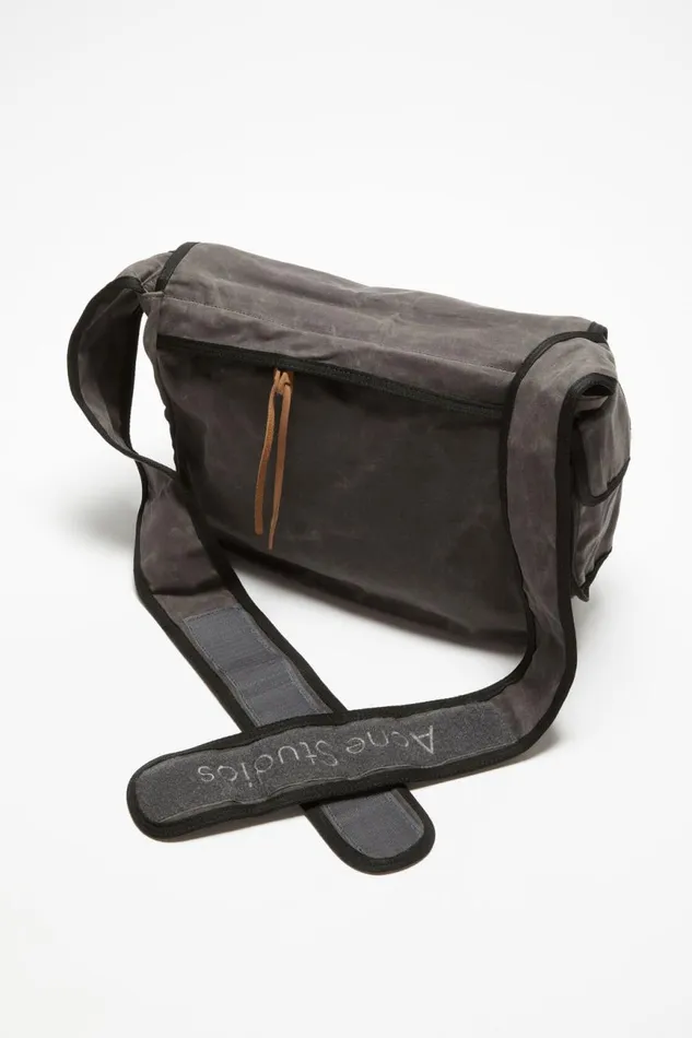 Women Messenger Bag Greyblack Acne Studios Bags