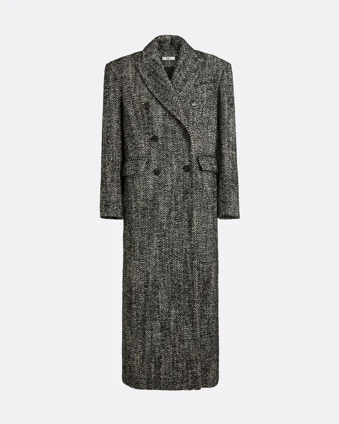 Women Micaela Black Coat Black Jackets and Coats Safiyaa