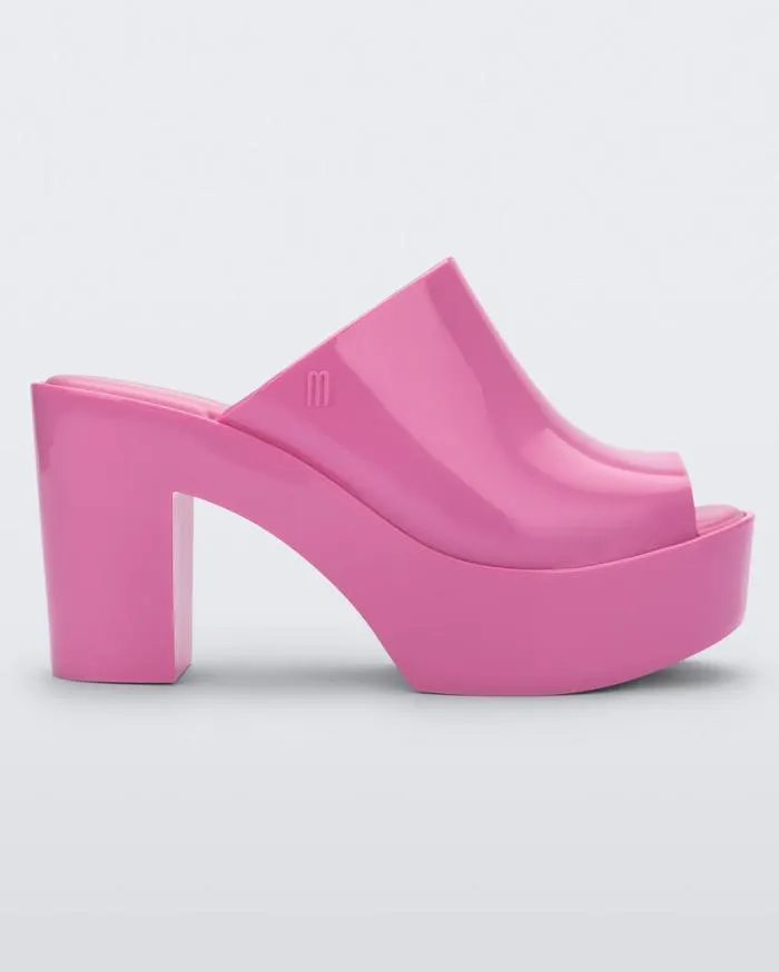 Women Mule Pink Melissa Heels