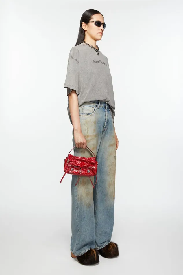 Women Multipocket Micro Bag Red Acne Studios Bags
