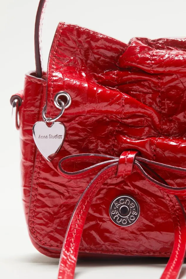 Women Multipocket Micro Bag Red Acne Studios Bags