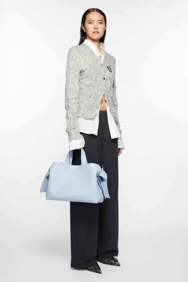 Women Musubi Midi Tote Baby Bluebrown Acne Studios Bags