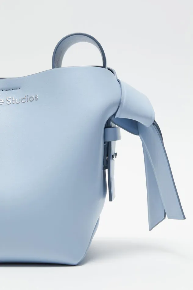 Women Musubi Mini Shoulder Bag Baby Bluebrown Acne Studios Bags