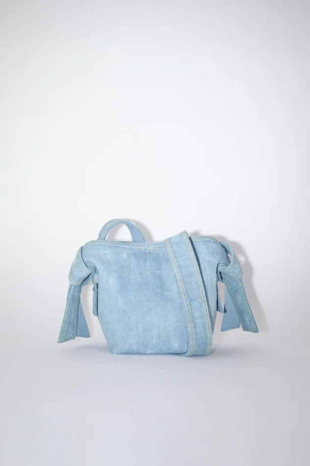 Women Musubi Mini Shoulder Bag Light Blue Acne Studios Bags