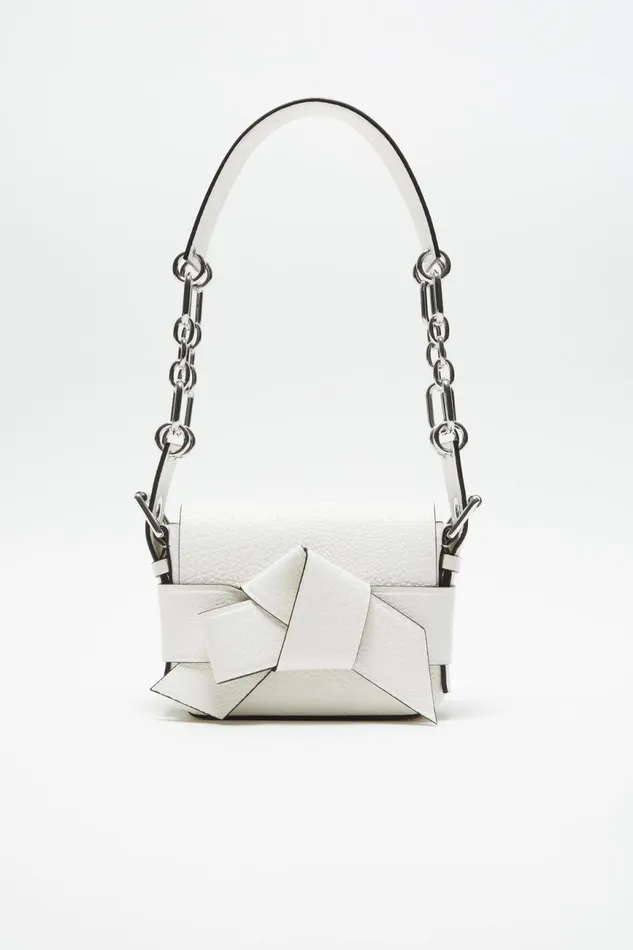 Women Musubi Shoulder Bag White Acne Studios Bags