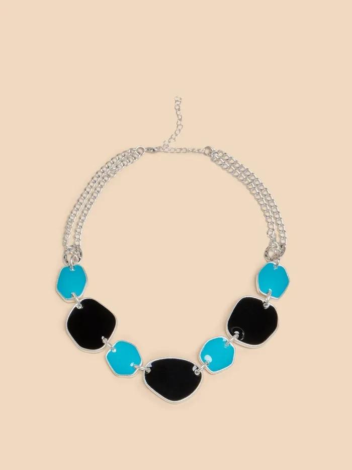 Women NECKLACES White Stuff Calia Enamel Necklace Blue Multi Women NECKLACES White Stuff Calia Enamel Necklace Blue Multi