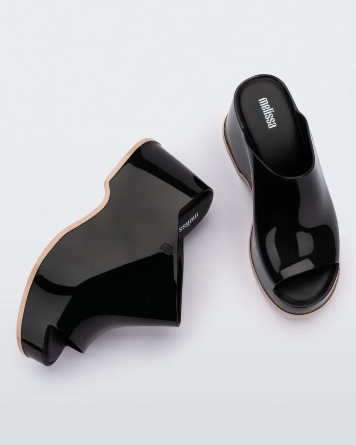 Women Patty Blackbeige Melissa Platforms