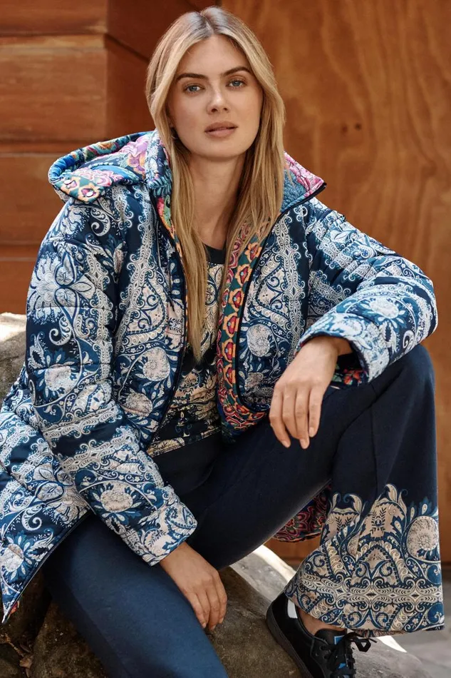 Women Petites Johnny Was HIGH WAIST FLARE LEGGING Roman Paisey Scarf Print Women Petites Johnny Was HIGH WAIST FLARE LEGGING Roman Paisey Scarf Print