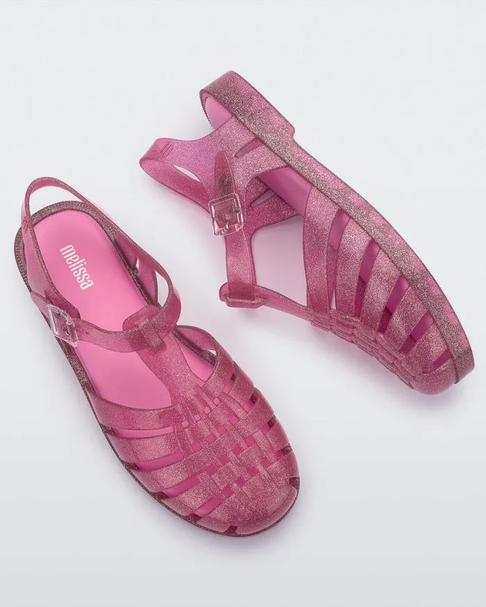 Women Possession Glitter Pink Melissa Sandals