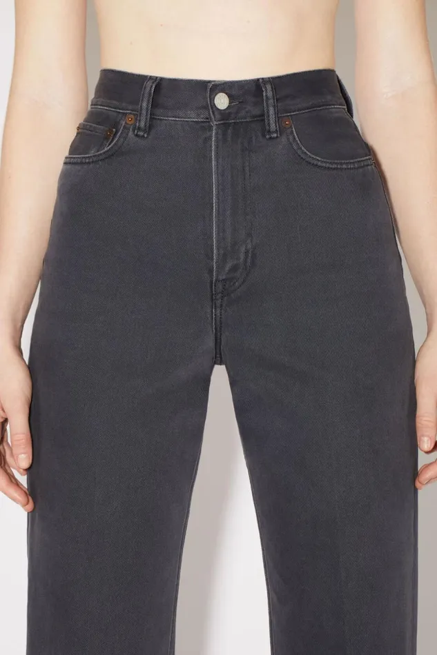 Women Relaxed Fit Jeans 1993 Dark Grey Acne Studios Jeans