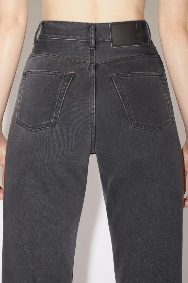 Women Relaxed Fit Jeans 1993 Dark Grey Acne Studios Jeans