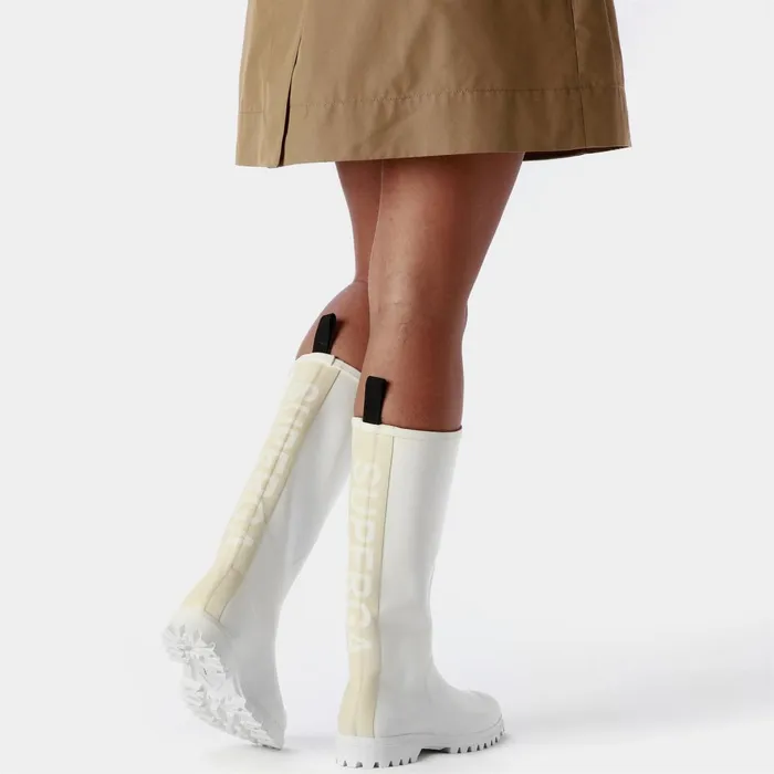 Women Rubber Boots Unisex 799 RUBBER BOOTS LETTERING High Cut WHITE Superga Gumboots