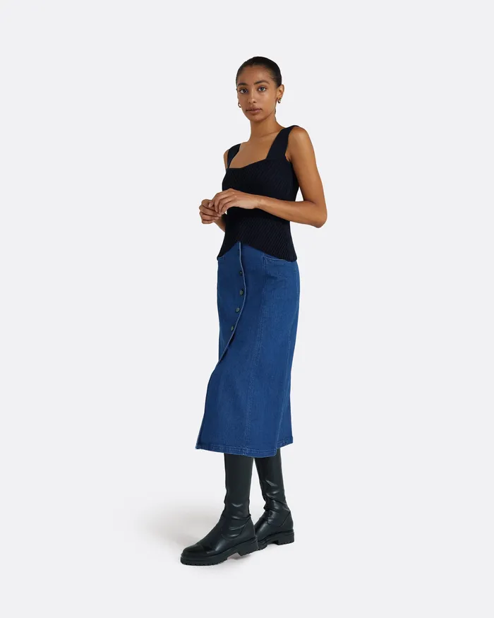 Women Safiyaa Audrey Navy Knit Navy Knitwear