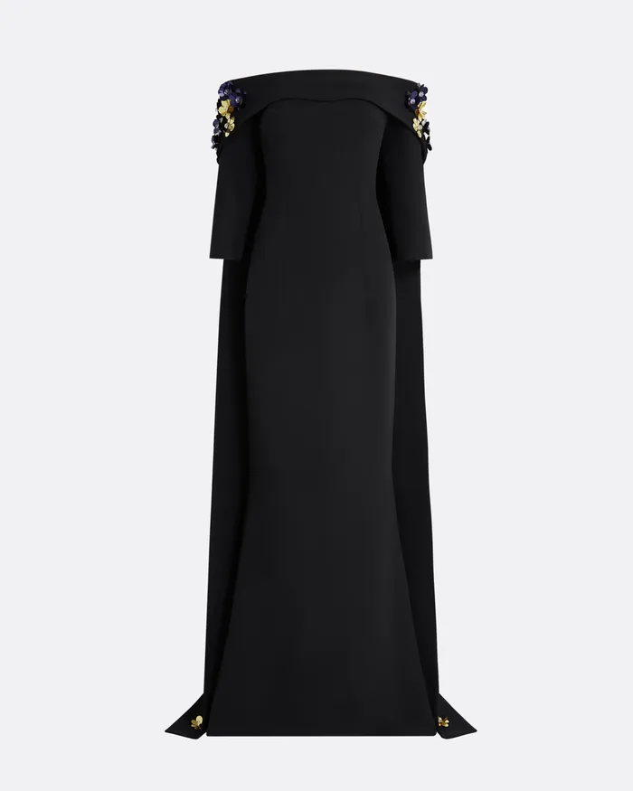 Women Safiyaa Bellara Black Harness with Soshin Dress Black Capes and Harnesses
