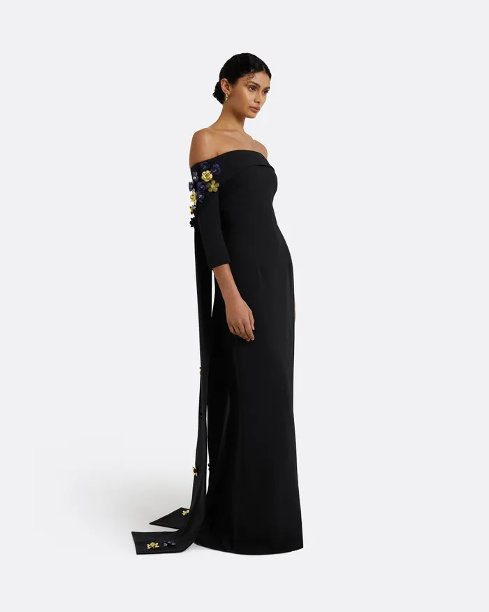 Women Safiyaa Bellara Black Harness with Soshin Dress Black Capes and Harnesses