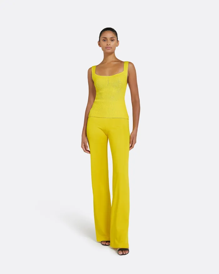 Women Safiyaa Lea Canary Trousers Canary Trousers