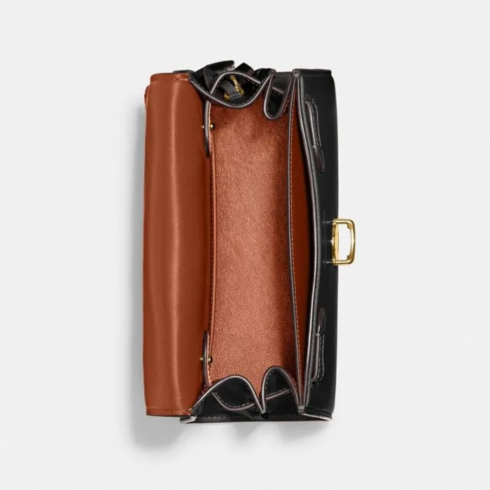 Women Sammy Top Handle Brassblack Coach Crossbody Bags