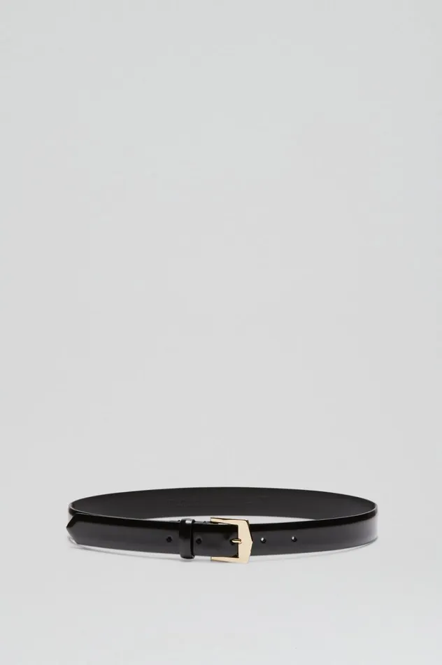 Women Scanlan Theodore Belts POINTED BUCKLE BELT 25 Black Women Scanlan Theodore Belts POINTED BUCKLE BELT 25 Black