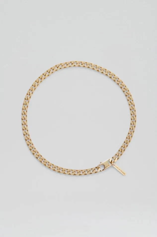 Women Scanlan Theodore Jewelry FLAT CHAIN CHOKER Lightgold Women Scanlan Theodore Jewelry FLAT CHAIN CHOKER Lightgold