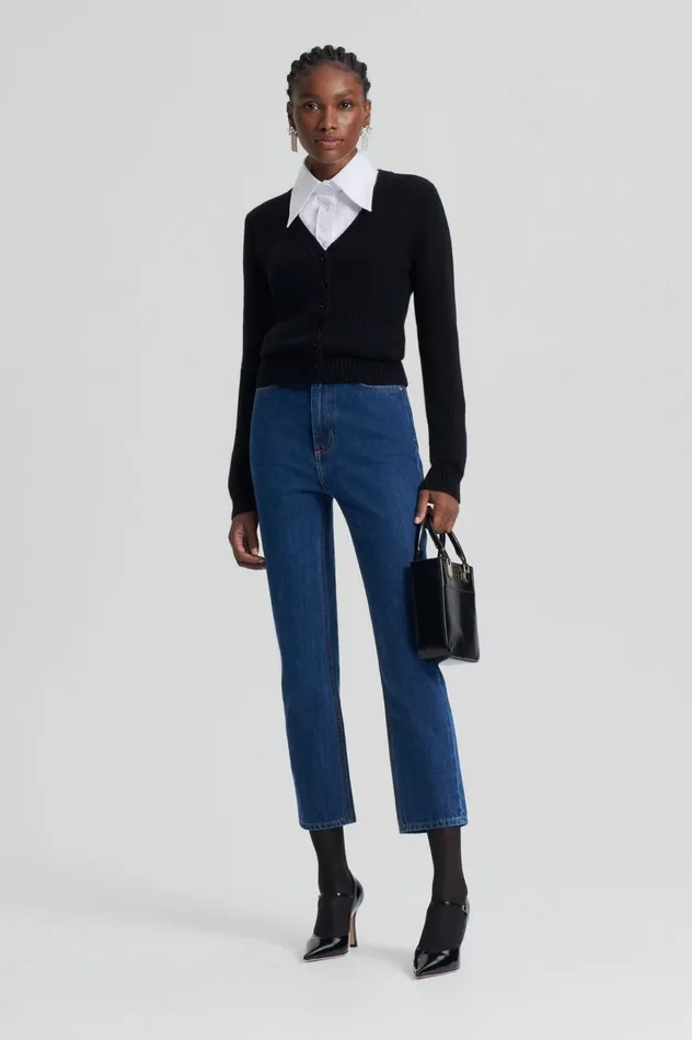 Women Scanlan Theodore Knitwear CASHMERE V Black
