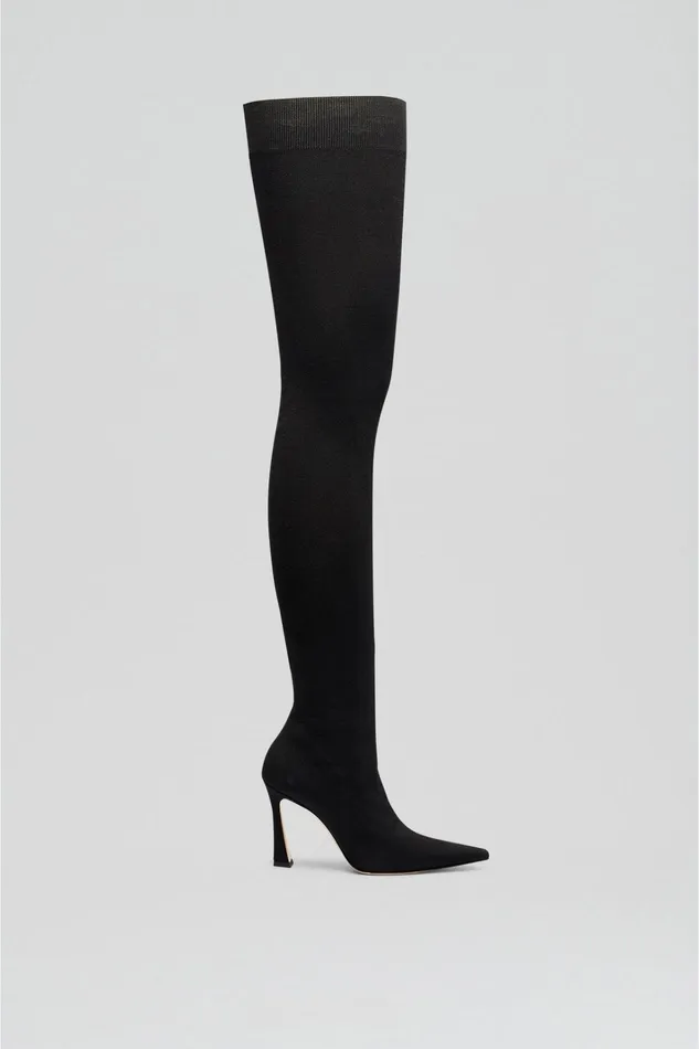 Women Scanlan Theodore Shoes STRETCH THIGH Black Women Scanlan Theodore Shoes STRETCH THIGH Black