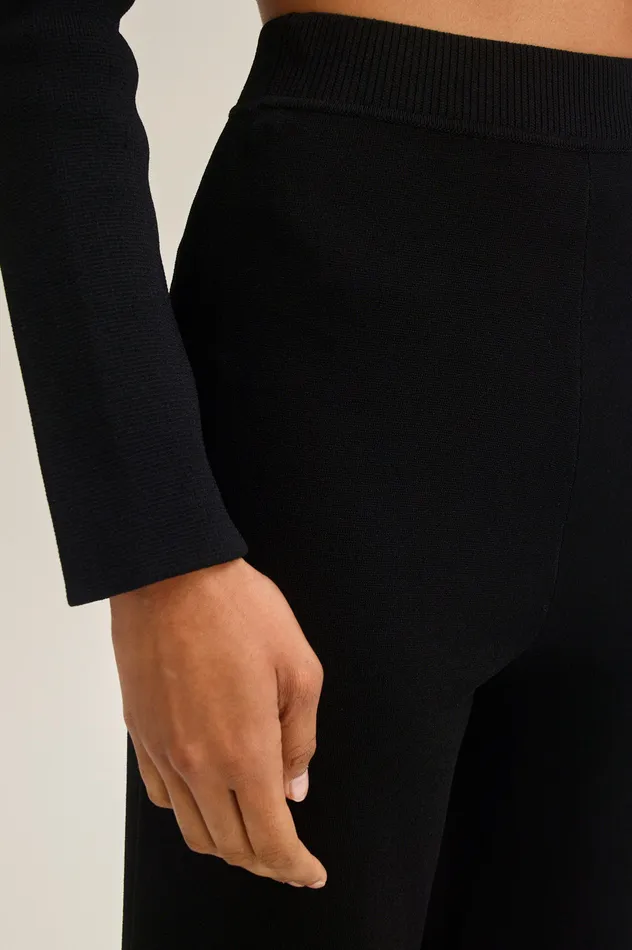 Women Scanlan Theodore Trousers MICRO CREPE CROP TROUSER Black Women Scanlan Theodore Trousers MICRO CREPE CROP TROUSER Black
