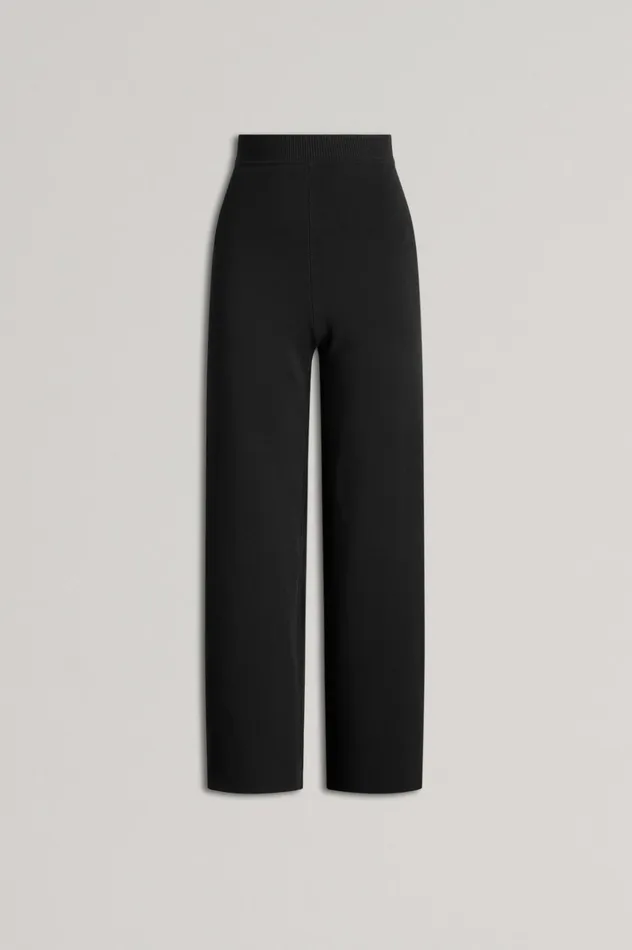 Women Scanlan Theodore Trousers MICRO CREPE CROP TROUSER Black Women Scanlan Theodore Trousers MICRO CREPE CROP TROUSER Black