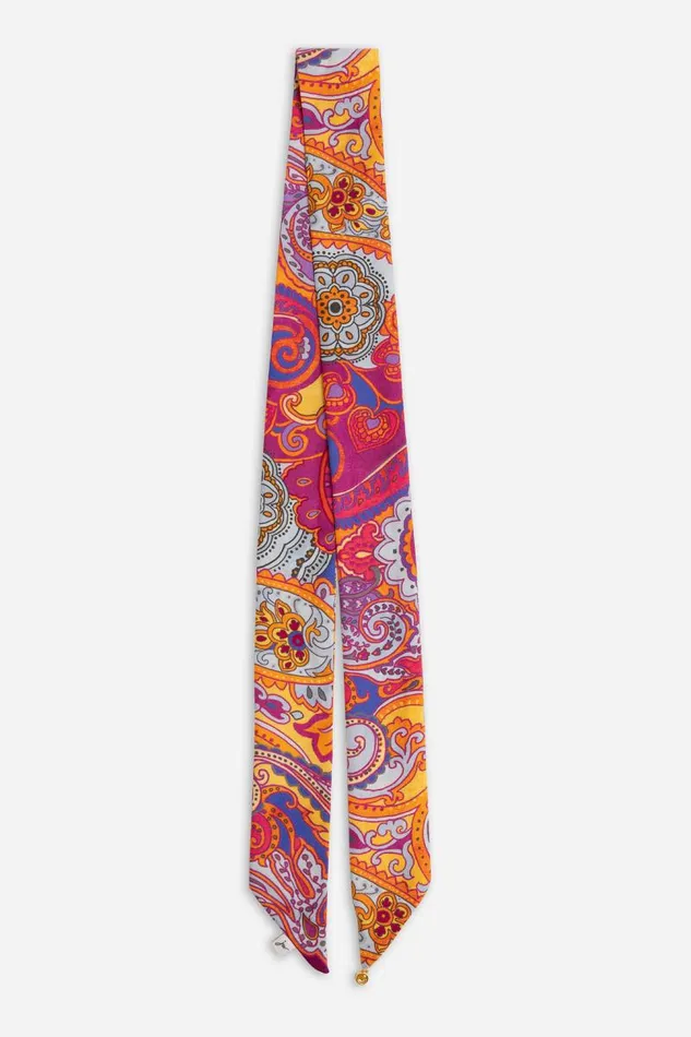 Women Scarves Johnny Was SANDALWOOD PINK SILK SCARF Sandalwood Pink