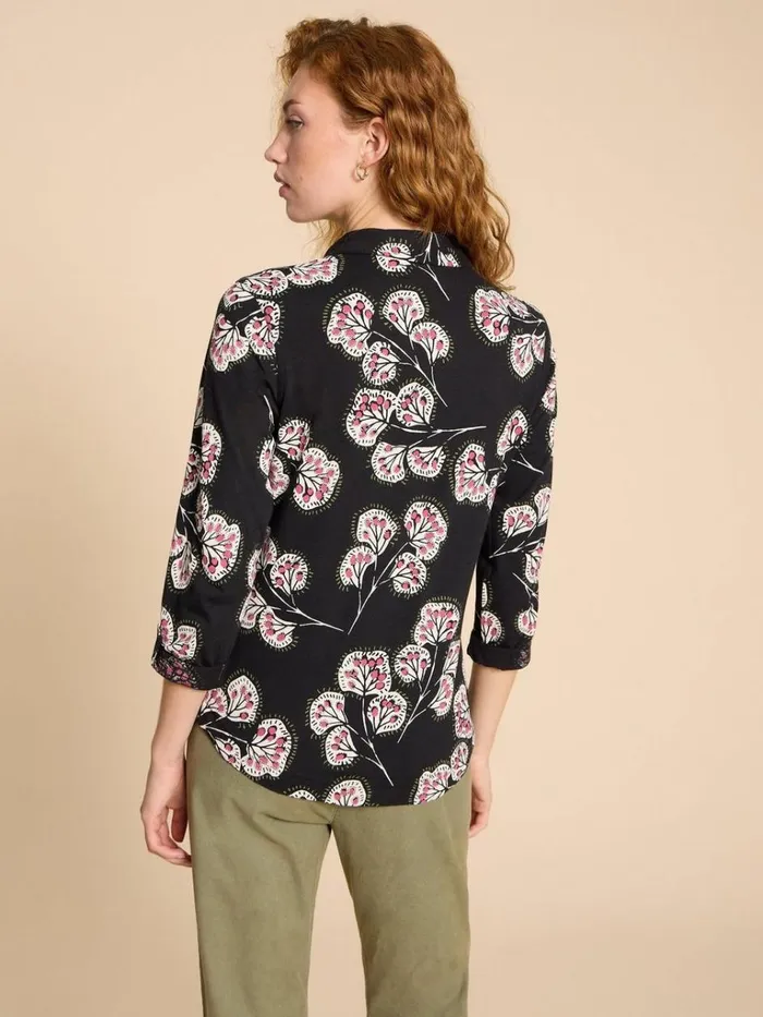 Women SHIRTS and BLOUSES White Stuff ANNIE JERSEY PRINT SHIRT Black Print Women SHIRTS and BLOUSES White Stuff ANNIE JERSEY PRINT SHIRT Black Print