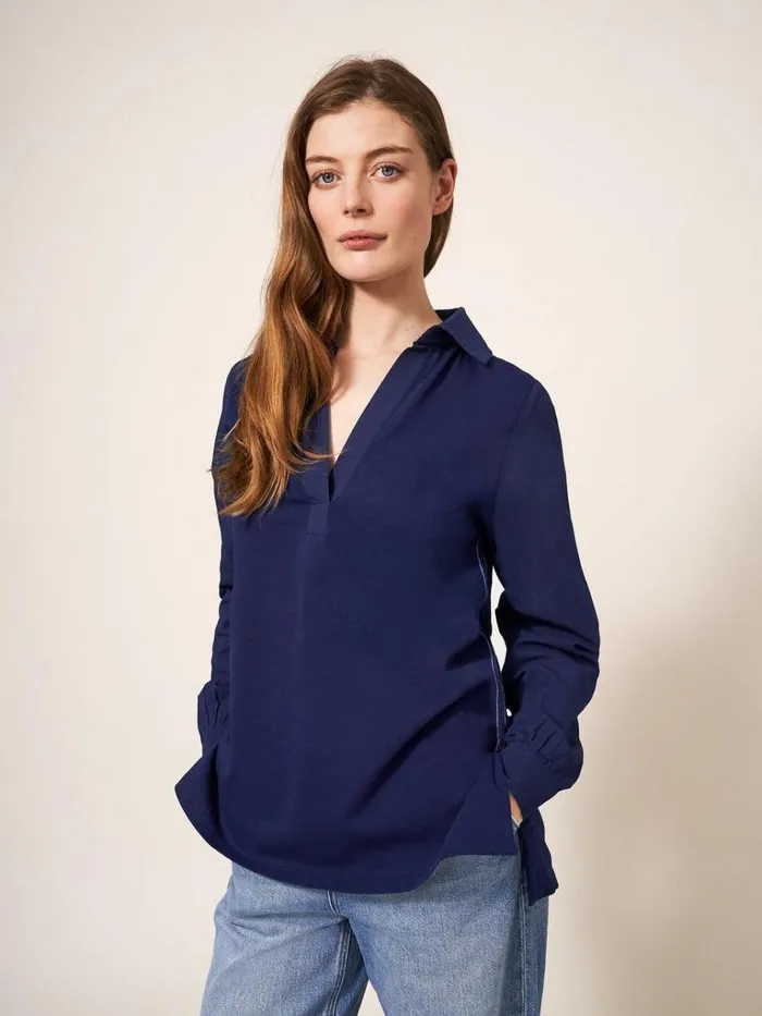 Women SHIRTS and BLOUSES White Stuff Fran Shirt French Navy Women SHIRTS and BLOUSES White Stuff Fran Shirt French Navy