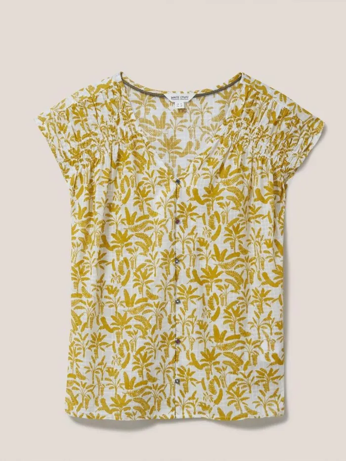 Women SHIRTS and BLOUSES White Stuff Rae Organic Vest Cotton White Multi Women SHIRTS and BLOUSES White Stuff Rae Organic Vest Cotton White Multi