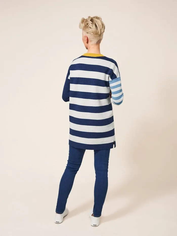 Women SHIRTS and BLOUSES White Stuff Reversible Stripe Tunic Navy Multi Women SHIRTS and BLOUSES White Stuff Reversible Stripe Tunic Navy Multi