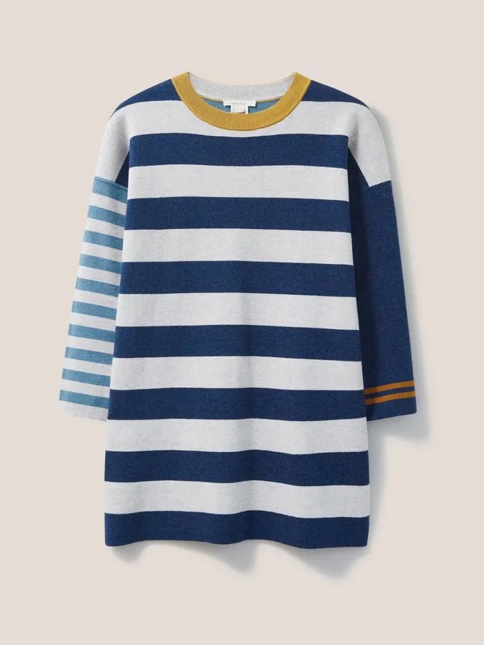 Women SHIRTS and BLOUSES White Stuff Reversible Stripe Tunic Navy Multi Women SHIRTS and BLOUSES White Stuff Reversible Stripe Tunic Navy Multi