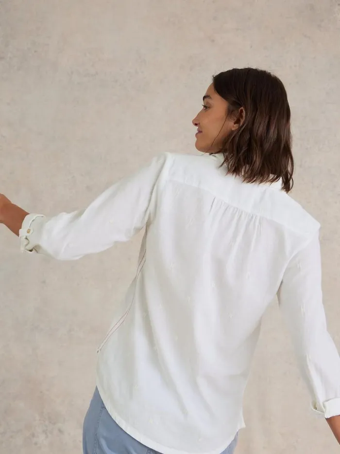 Women SHIRTS and BLOUSES White Stuff Sophie Organic Cotton Shirt Pale Ivory Women SHIRTS and BLOUSES White Stuff Sophie Organic Cotton Shirt Pale Ivory