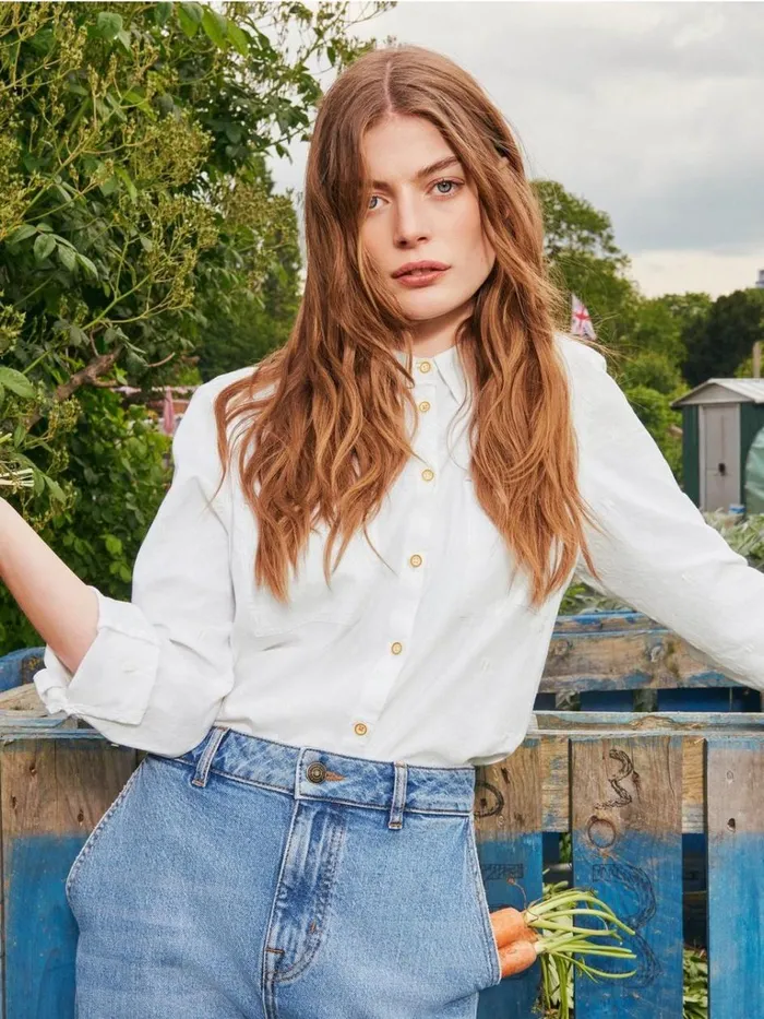 Women SHIRTS and BLOUSES White Stuff Sophie Organic Cotton Shirt Pale Ivory Women SHIRTS and BLOUSES White Stuff Sophie Organic Cotton Shirt Pale Ivory