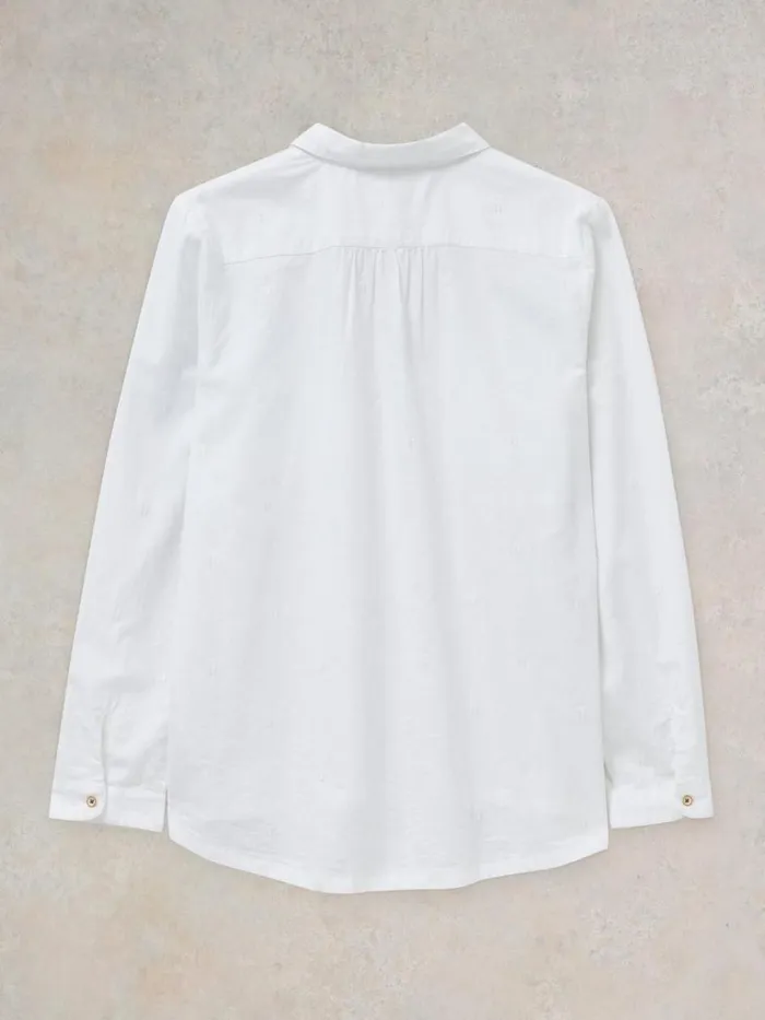 Women SHIRTS and BLOUSES White Stuff Sophie Organic Cotton Shirt Pale Ivory Women SHIRTS and BLOUSES White Stuff Sophie Organic Cotton Shirt Pale Ivory