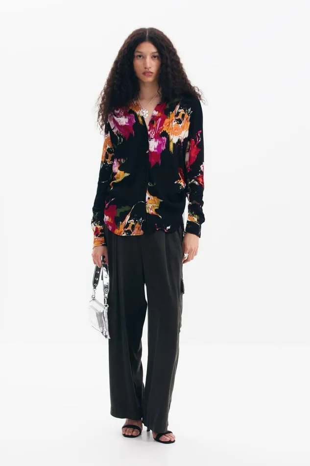 Women Shirts And Blouses Desigual Floral Print Shirt
