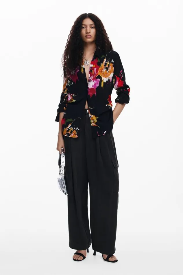 Women Shirts And Blouses Desigual Floral Print Shirt