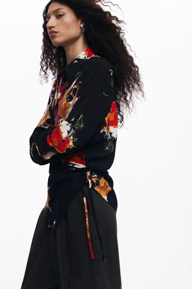 Women Shirts And Blouses Desigual Floral Print Shirt