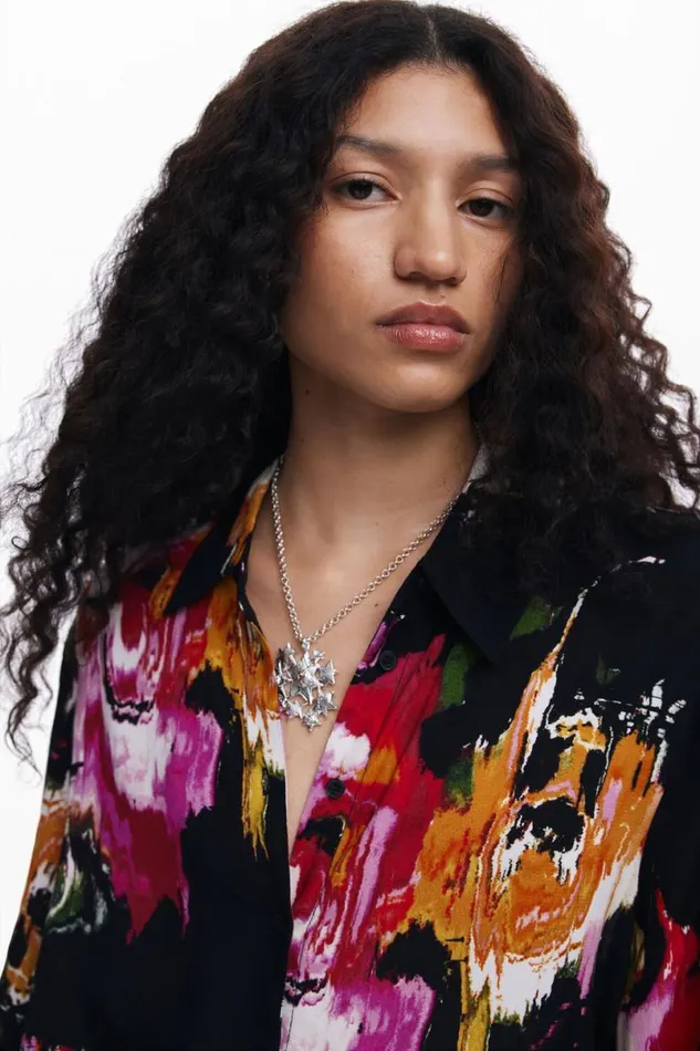 Women Shirts And Blouses Desigual Floral Print Shirt