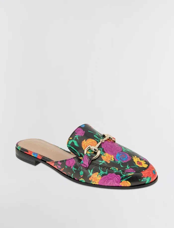 Women Shoes BCBG Multi Floral Zorie Loafer Mule Multi Floral