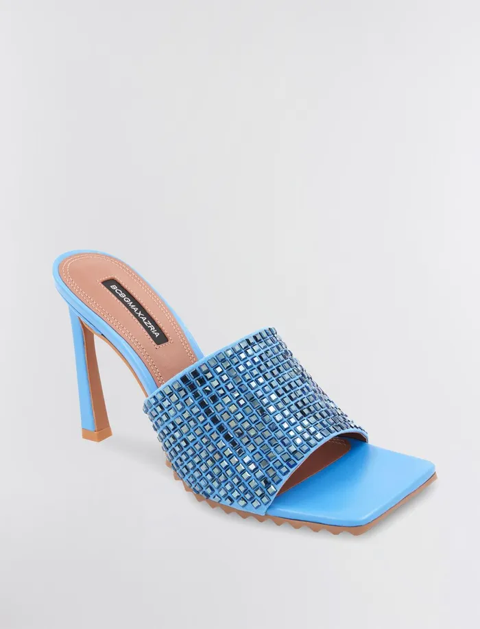 Women Shoes BCBG Porsha Slide Heel Cloisonne Sequins