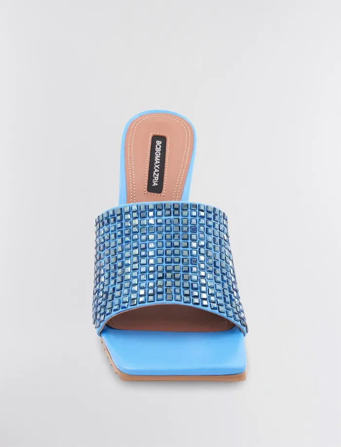 Women Shoes BCBG Porsha Slide Heel Cloisonne Sequins