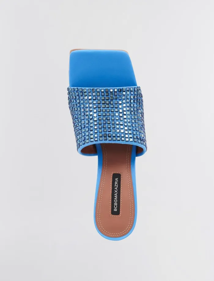 Women Shoes BCBG Porsha Slide Heel Cloisonne Sequins