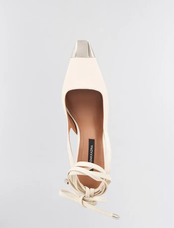 Women Shoes BCBG Rinzo Pump Heel White Cap