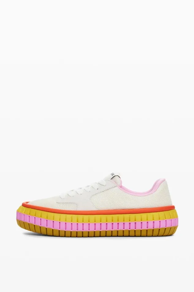 Women Shoes Desigual Multicolor Sole Sneaker