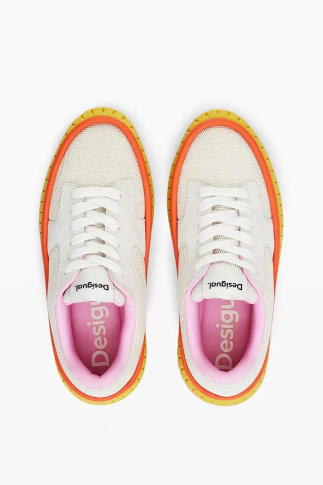 Women Shoes Desigual Multicolor Sole Sneaker