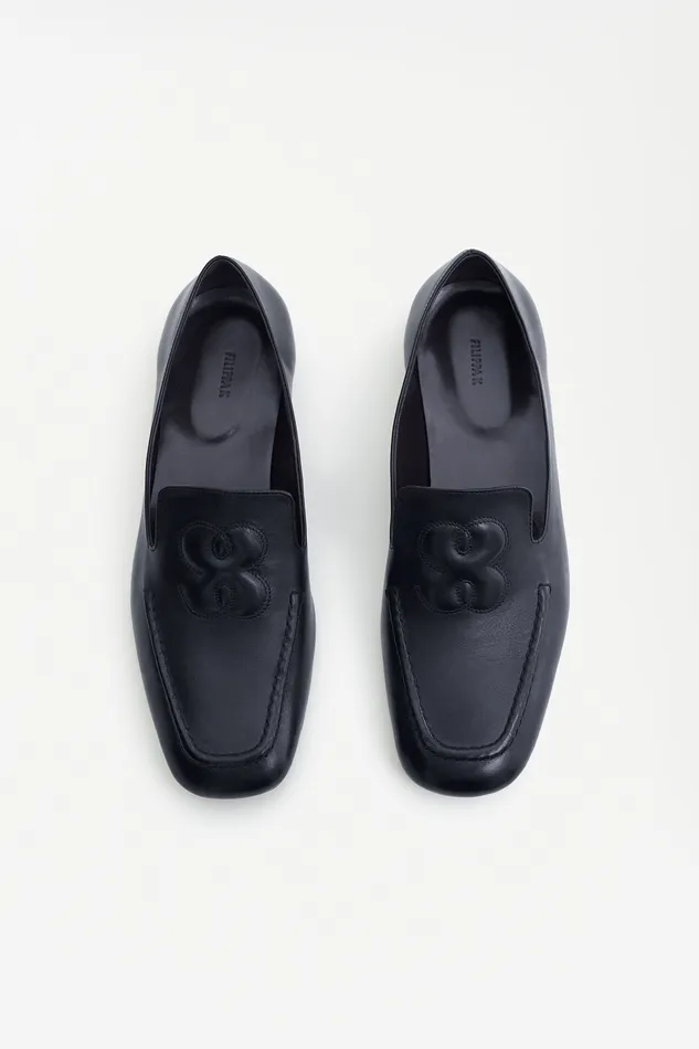 Women Shoes filippak Logo Soft Loafers Black Women Shoes filippak Logo Soft Loafers Black