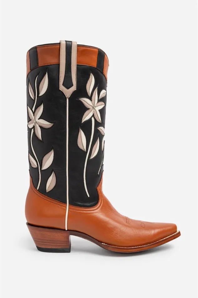 Women Shoes Johnny Was MALIBU GARDEN COWBOY BOOT Multi