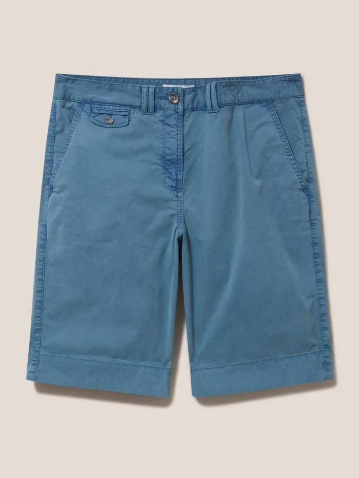 Women SHORTS White Stuff Hayley Organic Chino Shorts Mid Teal Women SHORTS White Stuff Hayley Organic Chino Shorts Mid Teal